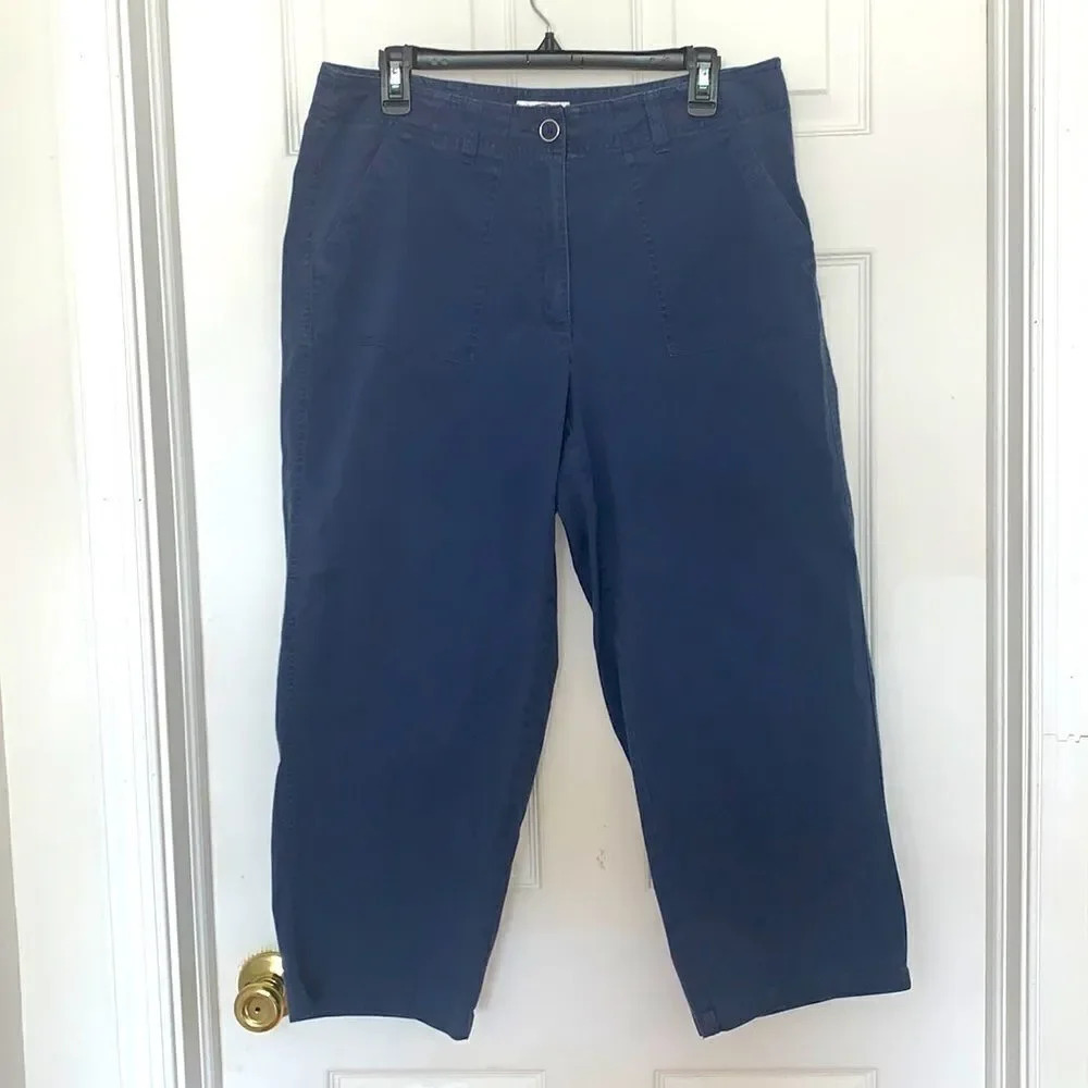 Talbots Blue Cargo Pants